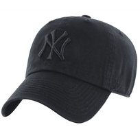 47 Brand New York Yankees MLB Clean Up Cap B-RGW17GWS-BKI, Mężczyzna, Czapka z daszkiem, Czarny 47 Brand