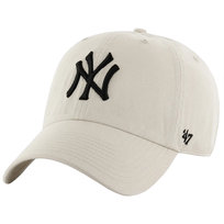 47 Brand New York Yankees MLB Clean Up Cap B-RGW17GWS-NTB, Mężczyzna, Czapka z daszkiem, Beżowy 47 Brand