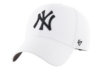 47 Brand New York Yankees Mvp Cap B-Mvp17Wbv-Whf Unisex Czapka Z Daszkiem Biała