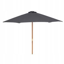 47564 Parasol przeciwsłoneczny ogrodowy Poly 3 m antracytowy PATIO