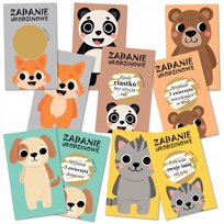 49x ZDRAPKI ZADANIA URODZINY ZABAWA dla dzieci 49x