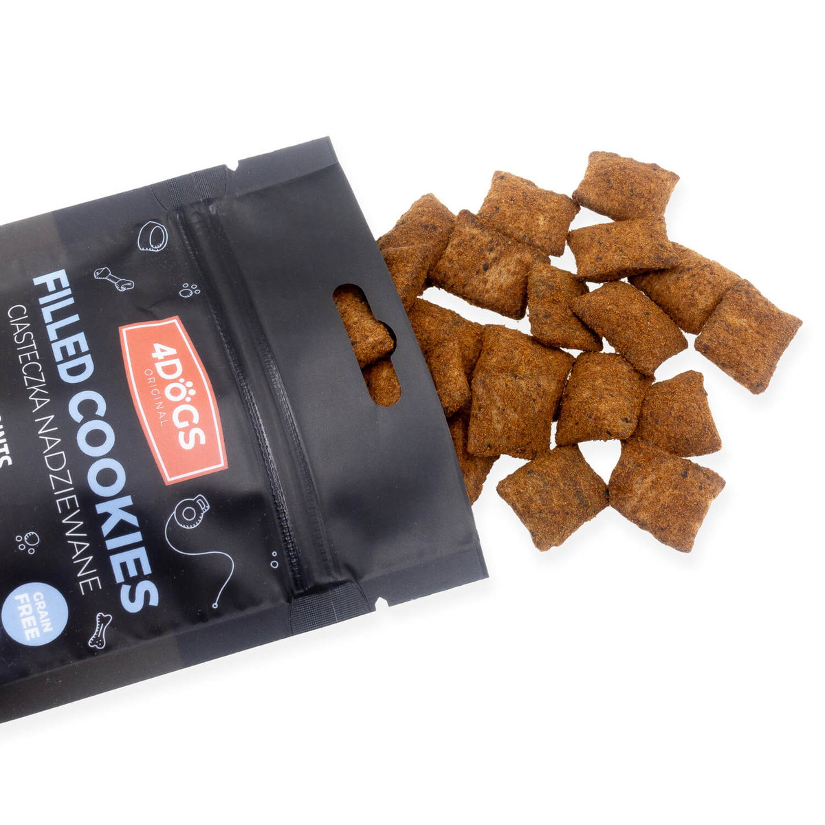 4DOGS Smaczki Ciasteczka dla psa Stawy z Porożem Jelenia 60 g - 4DOGS ...