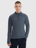 4F Bluza trekkingowa szybkoschnąca męska 4FWSS25TFSWM493-22S Czarny Roz. M 4F