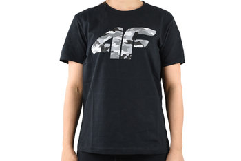 4F Boy's T-shirt HJL20-JTSM003-20S, dla chłopca, T-shirt kompresyjny, Czarny - 4F