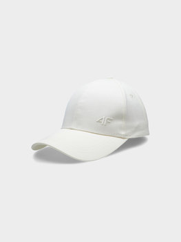 4F, Czapka z daszkiem damska Strapback, 4FSS23ACABF110-12S, Kremowy, Rozmiar M - 4F