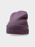 4F, Czapka zimowa dwuwarstwowa Uniseks, 4FAW23ACAPU319-50S, Fioletowy, Rozmiar one size (58459317 ) - 4F