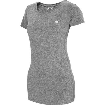 4F, Koszulka damska, NOSH4-TSDF002 23M, szary, rozmiar S - 4F