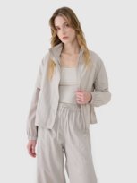 4F Kurtka damska przejściowa 4FWSS25TJACF190-83S Brązowy Roz. XXL 4F