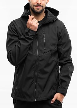 4F kurtka męska z kapturem sportowa softshell przejściowa wiosenna roz.S - 4F