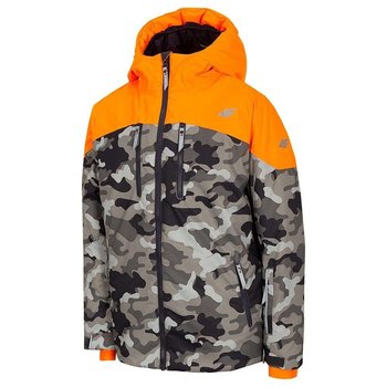 4F, Kurtka snowboardowa chłopięca, HJZ20-JKUMNS001 90S, wielokolorowy, rozmiar 158 - 4F