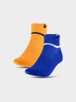 4F Skarpetki casual za kostkę (2-pack) uniseks 4FWSS25USOCU417-93S Wielokolorowy Roz. 39-42 4F