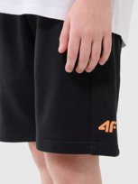 4F Spodenki chłopięce dresowe 4FJWSS25TSHOM600-20S Czarny Roz. 122 4F