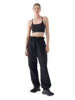 4F Spodnie casual parachute oversize damskie 4FRSS24TTROF1330-20S Czarny Roz. S 4F