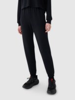 4F Spodnie damskie dresowe joggery z modalem  4FWSS25TTROF1010-20S Czarny Roz. L 4F