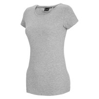 4F, T-Shirt damski, NOSH4-TSD001 27M, szary, rozmiar M 4F