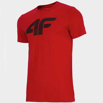 4F, T-Shirt, H4L22-TSM353 62S, czerwony, XL - 4F