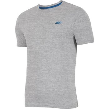 4F, T-shirt męski, H4L19-TSM002 27M szary, rozmiar L - 4F