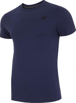 4F, T-shirt męski, H4L19-TSM002 30S, granatowy, rozmiar L - 4F