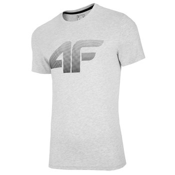4F, T-Shirt męski, NOSH4-TSM004 27M, szary, rozmiar L - 4F