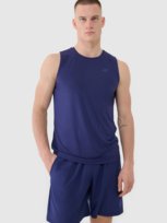 4F Tank top męski treningowy szybkoschnący 4FWSS25TFSLM460-30S Niebieski Roz. L 4F