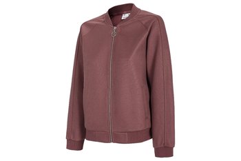 4F Women's Sweatshirt Zip H4L21-BLD021-60S, Kobieta, bluzy, Bordowy - 4F