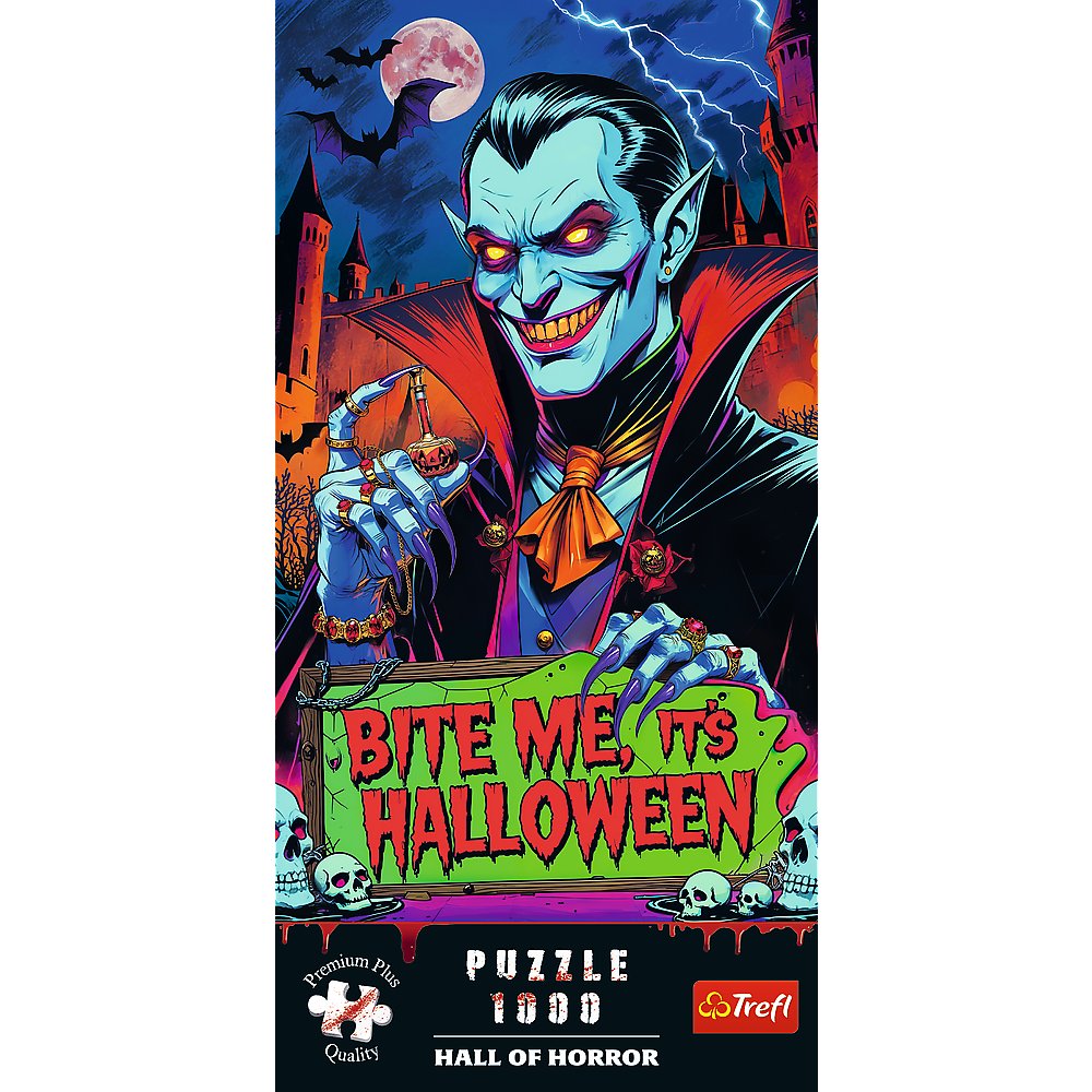 Puzzle, Trefl Premium Plus - Hall of Horror: Wampir, 1000 el