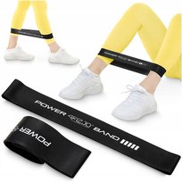 4Fizjo, guma do ćwiczeń, Mini Power Band, czarna 4FIZJO