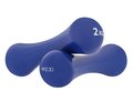 4FIZJO, Hantelki neoprenowe, niebieski, 2x2 kg - 4FIZJO