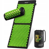 4FIZJO, Mata do akupresury z poduszką Acupressure Mat, zielony