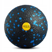 4FIZJO, Piłka do masażu EPP, 8cm, niebiesko-czarna