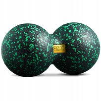 4FIZJO, Podwójna Piłka Do Masażu Epp Roller, 12 Cm, zielona