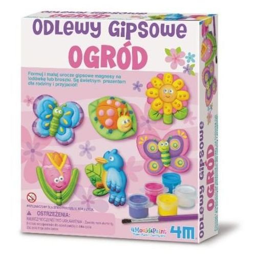 4M, zestaw kreatywny Odlewy gipsowe Ogród