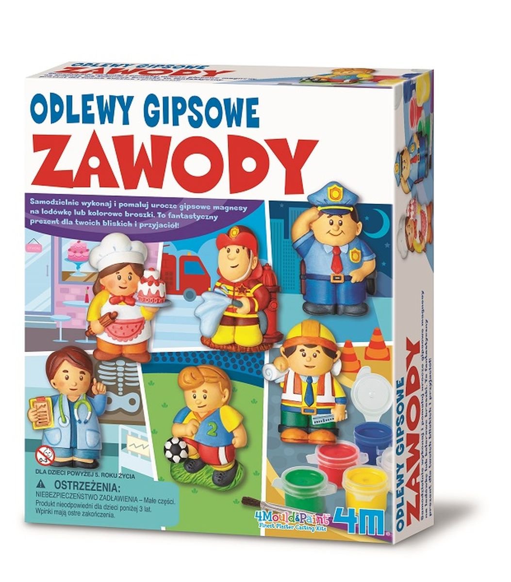 4M, zestaw kreatywny, Odlewy gipsowe, Zawody