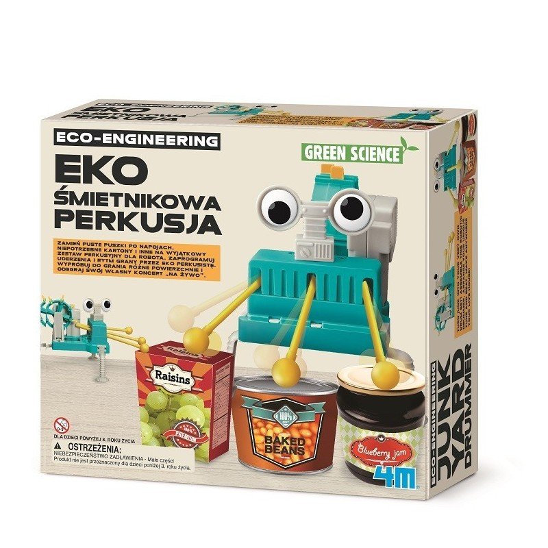 4M, zestaw naukowy Śmietnikowa perkusja