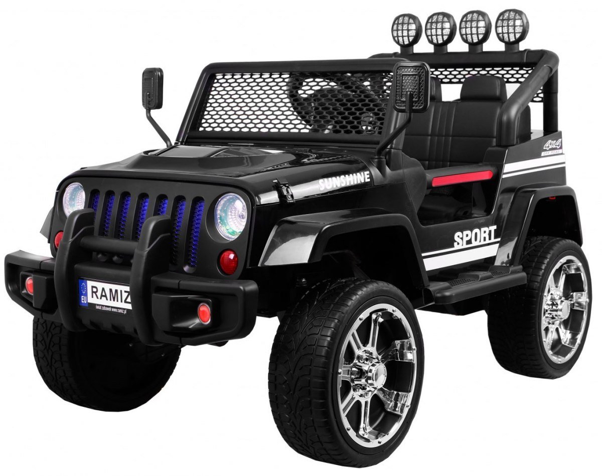 4Toys, Samochód Na Akumulator Jeep Raptor Drifter 4X4 New, Czarny - 4Toys | Sklep Empik.com