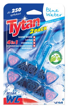 4W1 Kostka Toaletowa Do Wc Tytan Blue Water 2X40G - UNIA