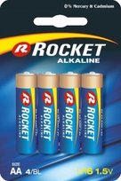 4x Bateria Alkaliczna Rocket Alkaline AA LR06 LR6