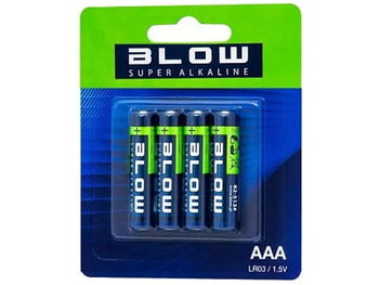 4x Bateria Blow Super Alkaline AAA LR3 (82-513) - Blow