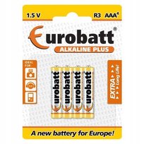 4x BATERIE ALKALICZNE AAA LR03 1.5V PALUSZKI