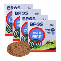 4x BROS SPIRALA ŚRODEK PREPARAT KOMARY MESZKI x10