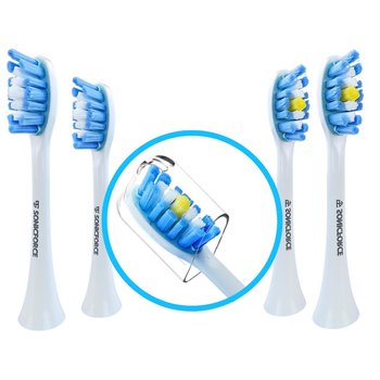 4x Końcówki do Oravio Tern Falcon Robin Daily & Advanced Sensitive White - Białe Zamiennik - inna (Inny)