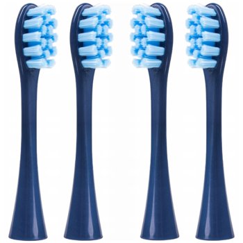 4x końcówki GRANATOWE do szczoteczki sonicznej Oclean SE / X / X PRO / X PRO Elite / X PRO Digital / X10 / One / Air / Z / F1 / FLOW / Endurance - Reptila - Reptila