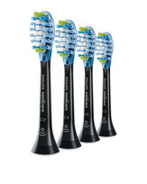 4x Końcówki Philips Sonicare C3 Premium Plaque Defence czarne HX9044/33