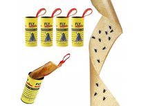 4X Lep Na Owady Muchy Pułapka Lepowa Taśma 4 Rolki