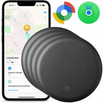 4x LOKALIZATOR DO KLUCZY PLECAKA PSA KOTA BRELOK GOOGLE APPLE FIND MY TAG