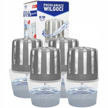 4x pochłaniacz wilgoci K&M AK101 + 4 wkłady 280g  - KM
