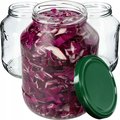 4x Słoik Słój 1,7L + Zakrętka Na Ogórki Nalewki&nbsp;-&nbsp;KADAX