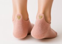 4x Stopki Damskie w Pastelowych Kolorach – Róż