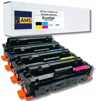 4x Toner do Canon CRG-055H Komplet CMYK z CHIPem i-SENSYS LBP664Cx MF744Cdw - EcoTisk