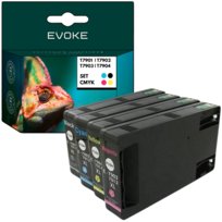 4x Tusz do drukarki Epson czarny + zestaw kolorów | T7901 T7902 T7903 T7904